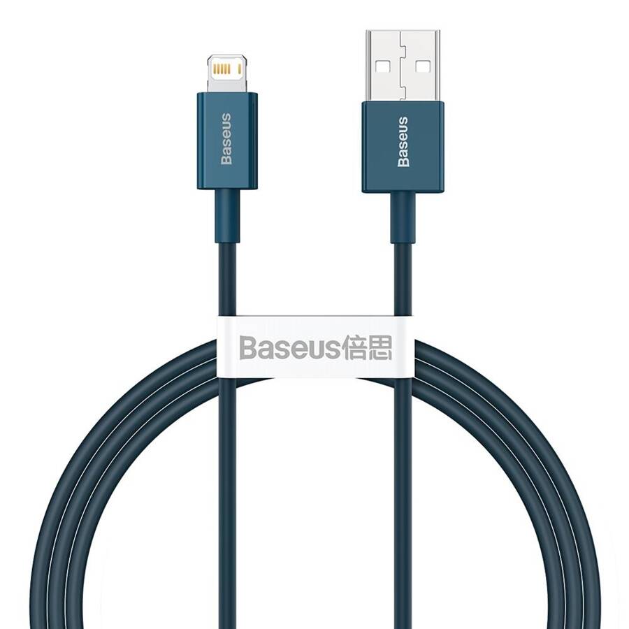 Baseus kabel Superior USB - Lightning 1,0 m 2,4A niebieski