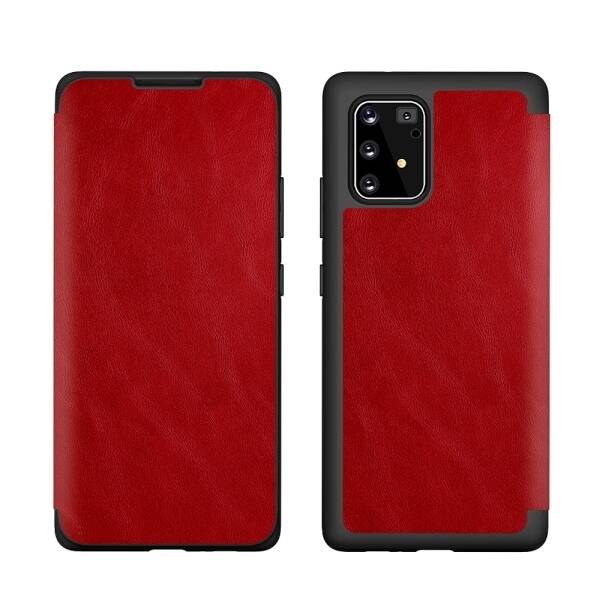 Beline Etui Leather Book iPhone 12/12 Pro 6,1" czerwony/red