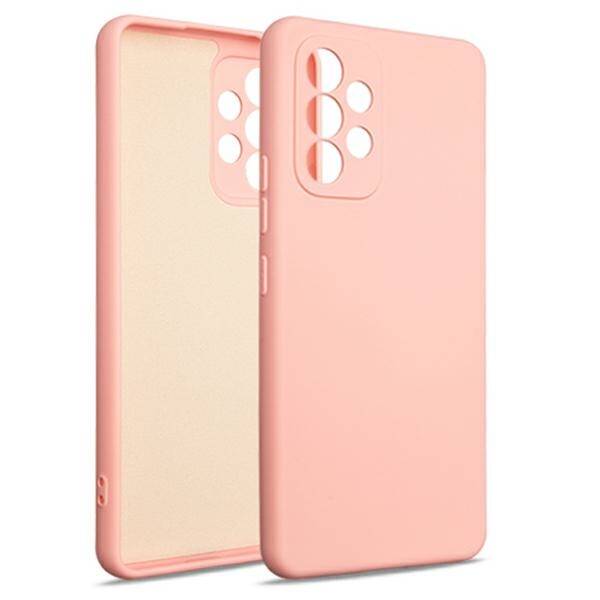 Beline Etui Silicone Samsung A53 rózowo-złty/rose gold