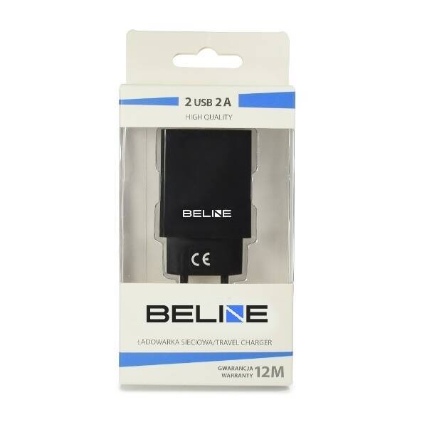 Beline Ład. siec. 2xUSB 2A czarna/black (only head)