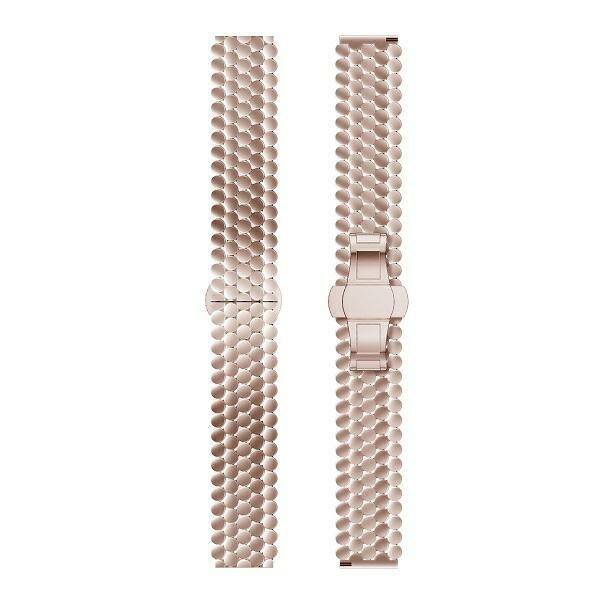 Beline pasek Watch 20mm Metal Honeycomb różowo-złoty /rosegold box