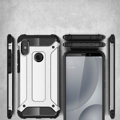 CASE ETUI ARMOR SREBRNY XIAOMI MI A2 LITE / REDMI 6 PRO