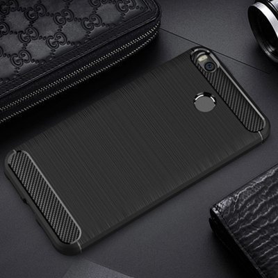 CASE ETUI CARBON LUX CZARNY SAMSUNG GALAXY A6 PLUS 2018