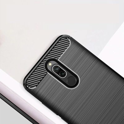 CASE ETUI CARBON LUX CZARNY XIAOMI REDMI 8