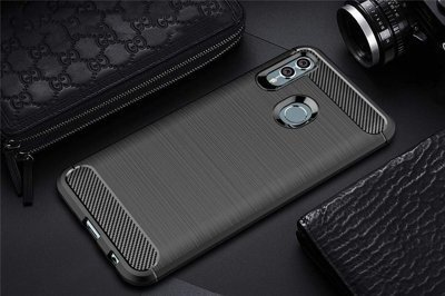 CASE ETUI CARBON LUX NIEBIESKI HUAWEI P SMART PLUS 2019 / HONOR 9S / HONOR 10i / HONOR 20 LITE