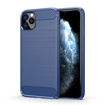 CASE ETUI CARBON LUX NIEBIESKI IPHONE 11 PRO MAX