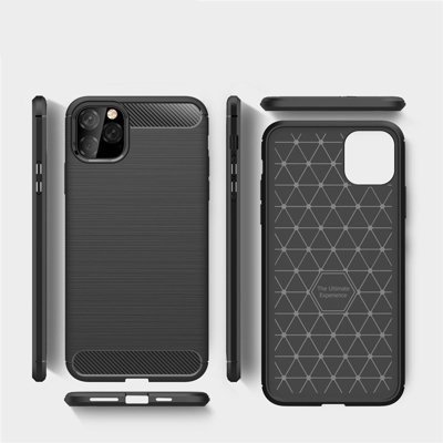 CASE ETUI CARBON LUX NIEBIESKI IPHONE 11 PRO MAX