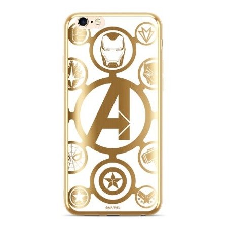 CASE ETUI CHROME MARVEL AVENGERS 007 HUAWEI MATE 20 LITE ZŁOTY