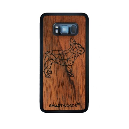 CASE ETUI DREWNIANE SMARTWOODS FRENCHIE SAMSUNG GALAXY S8