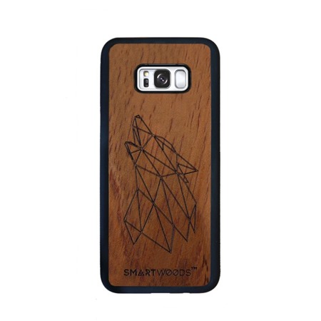 CASE ETUI DREWNIANE SMARTWOODS WOLF SAMSUNG GALAXY S8 PLUS