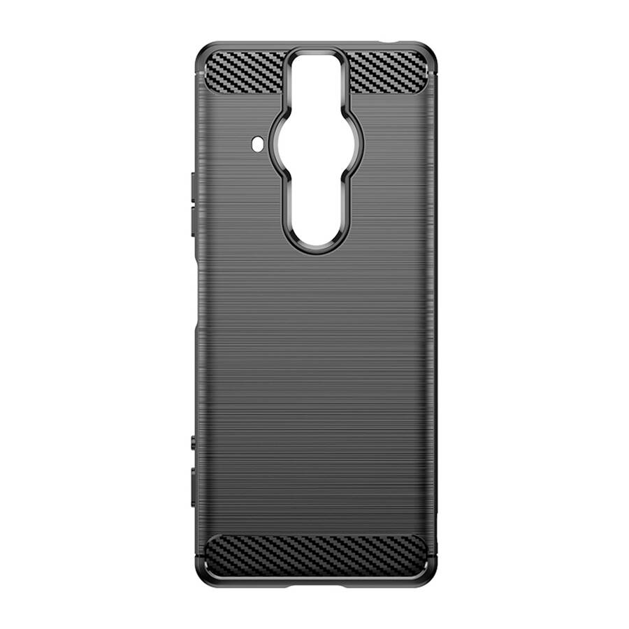 Carbon Case elastyczne etui pokrowiec Sony Xperia Pro-I czarny