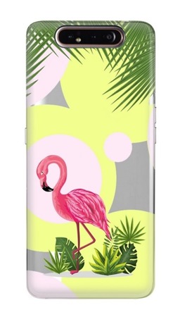 CaseGadget ETUI NADRUK FLAMING I KWIATY SAMSUNG GALAXY A80 / A90