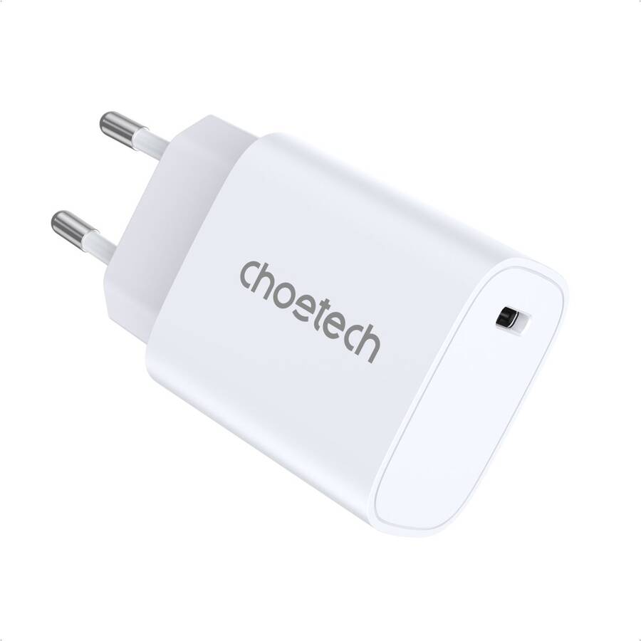 Choetech zestaw ładowarek sieciowych Q5004 20W PD iPhone 12/13 biały (2szt.)