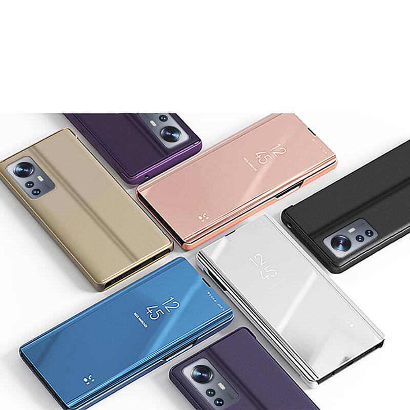 Clear View Case etui Xiaomi 12 Lite pokrowiec z klapką niebieskie