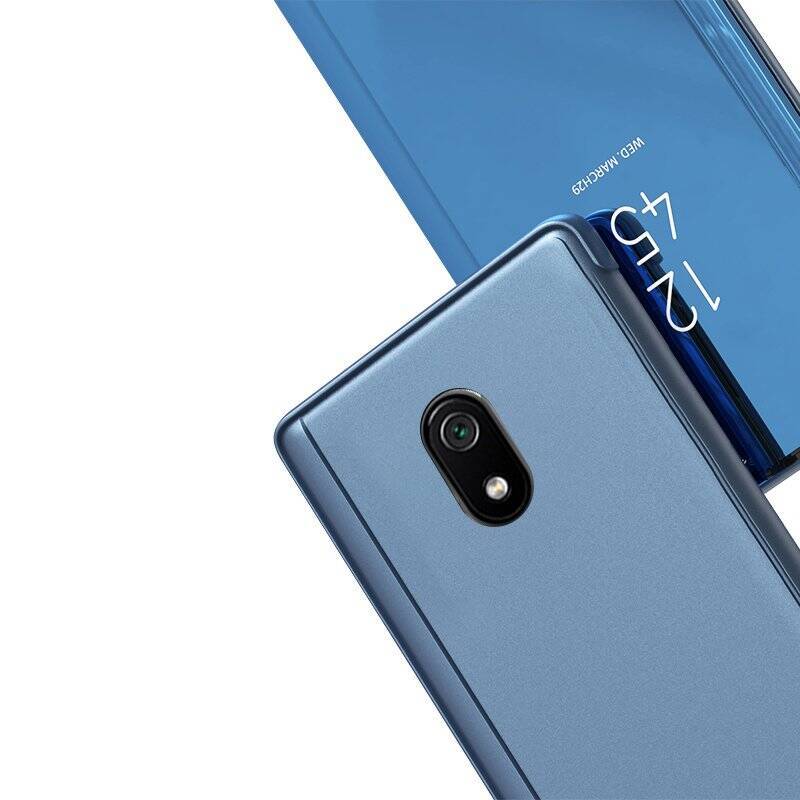 Clear View Case futerał etui z klapką Xiaomi Redmi 8A czarny