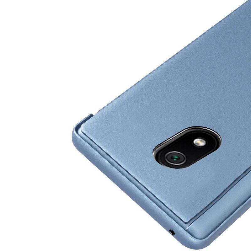 Clear View Case futerał etui z klapką Xiaomi Redmi 8A czarny