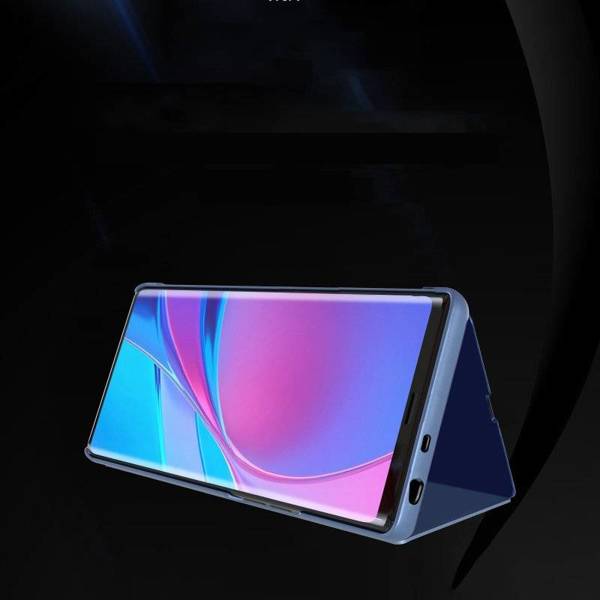 Clear View Case futerał etui z klapką Xiaomi Redmi Note 9T 5G niebieski