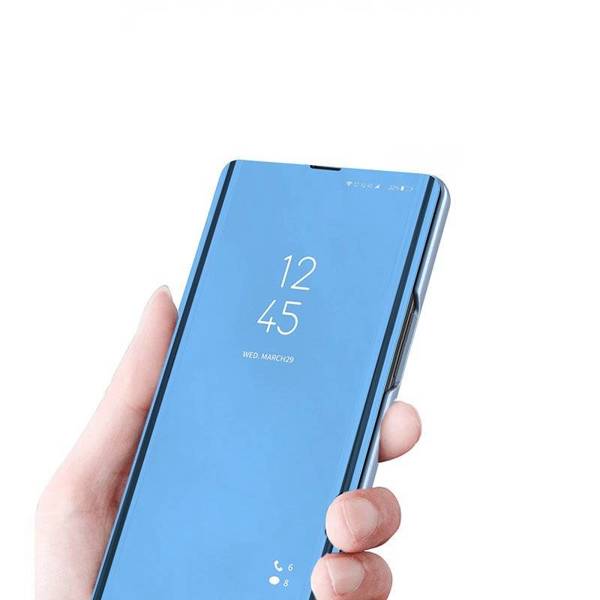 Clear View Case futerał etui z klapką Xiaomi Redmi Note 9T 5G niebieski