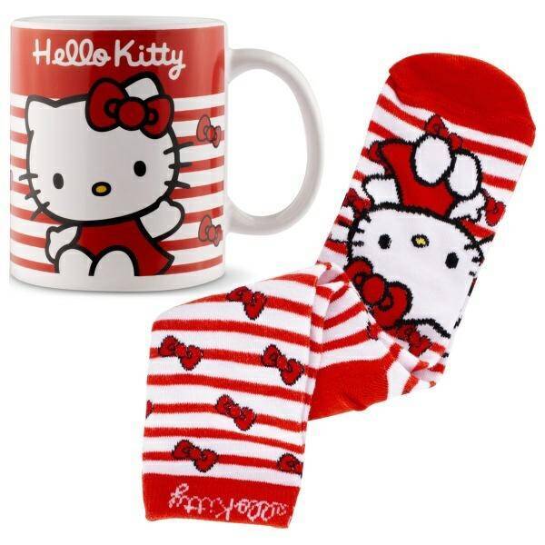 Coriex Zestaw prezentowy Hello Kitty -     kubek ze skarpetkami set2 10743