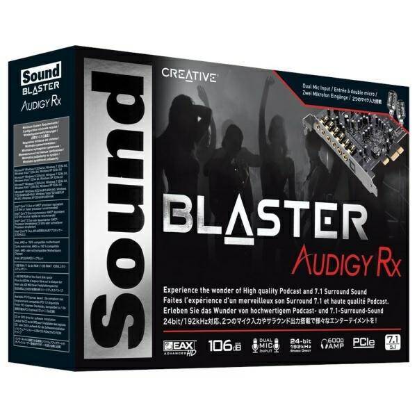 Creative Karta dźwiękowa Sound Blaster    Audigy RX PCI-e