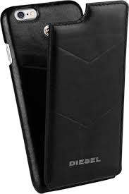 DIESEL MOULDED FLIP CASE IPHONE 6 / 6S DESIGN BLACK