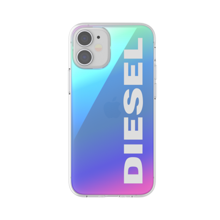 DIESEL SNAP CASE HOLOGRAPHIC WITH THE LOGO FW20 12 MINI HOLOGRAPHIC/WHITE