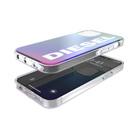 DIESEL SNAP CASE HOLOGRAPHIC WITH THE LOGO FW20 12 MINI HOLOGRAPHIC/WHITE