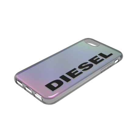 DIESEL SNAP CASE HOLOGRAPHIC WITH THE LOGO IPHONE 6/7/8/SE  HOLOGRAPHIC/BLACK