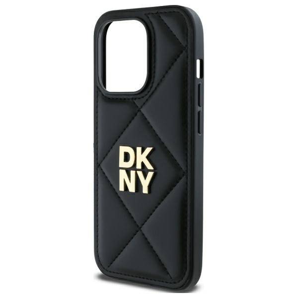 DKNY DKHCP14XPQDSLK iPhone 14 Pro Max     6.7" czarny/black Quilted Stack Logo