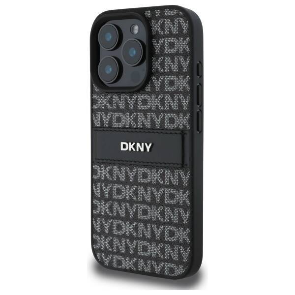 DKNY DKHCP16XPRTHSLK iPhone 16 Pro Max    6.9" czarny/black hardcase Texture Pattern Tonal Stripe