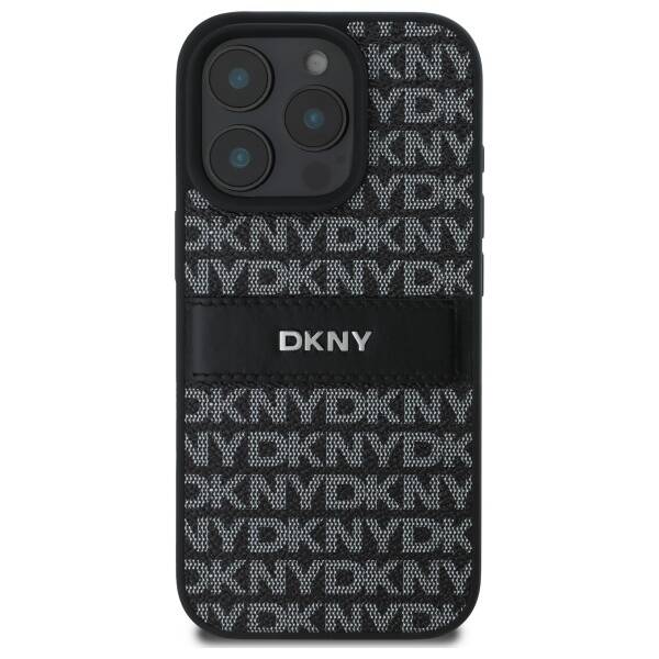 DKNY DKHCP16XPRTHSLK iPhone 16 Pro Max    6.9" czarny/black hardcase Texture Pattern Tonal Stripe