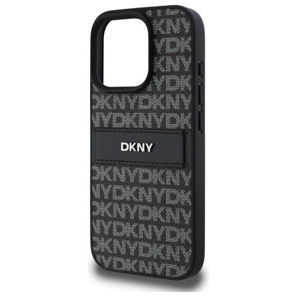 DKNY DKHCP16XPRTHSLK iPhone 16 Pro Max    6.9" czarny/black hardcase Texture Pattern Tonal Stripe