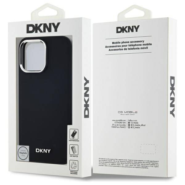 DKNY DKHMP14XPSCMCLK iPhone 14 Pro Max 6.7" czarny/black hardcase Plain Logo MagSafe