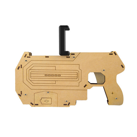 DREWNIANY PISTOLET DO GIER 3D BLUETOOTH VR GUN