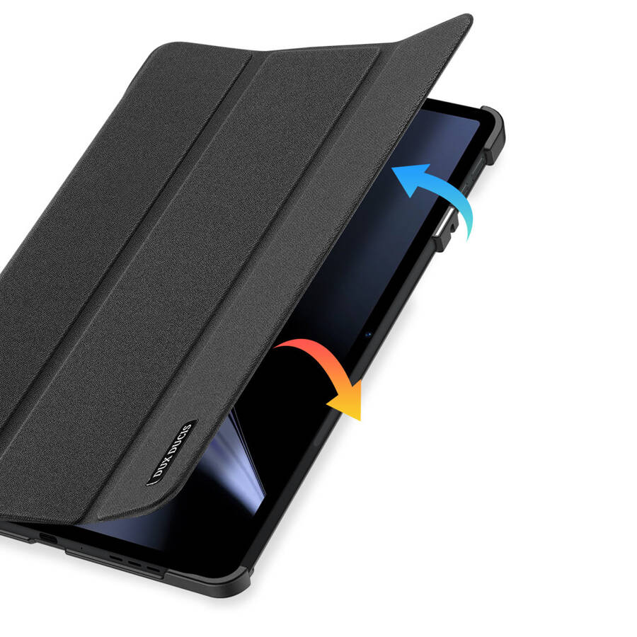 DUX DUCIS Domo składany pokrowiec etui na tablet z funkcją Smart Sleep podstawka Oppo Pad czarny