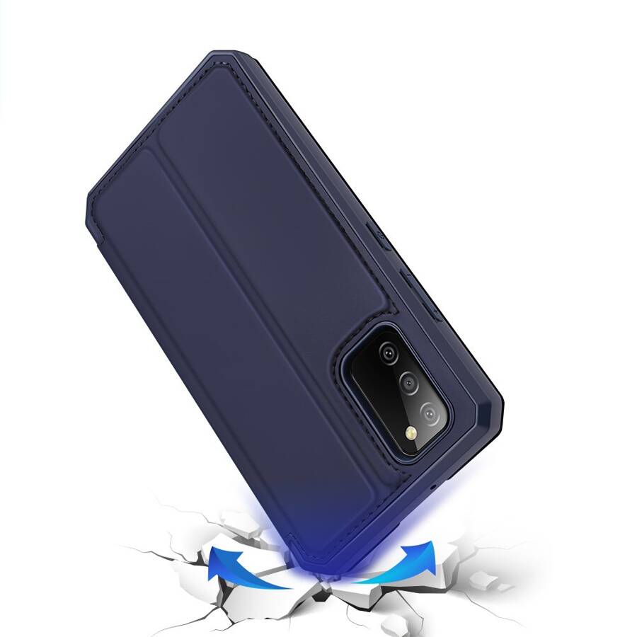 DUX DUCIS Skin X kabura etui pokrowiec z klapką Samsung Galaxy A02s EU niebieski