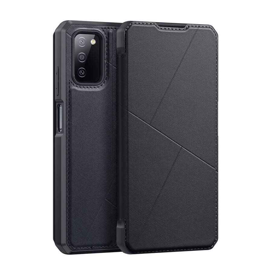 DUX DUCIS Skin X kabura etui pokrowiec z klapką Samsung Galaxy A03s czarny