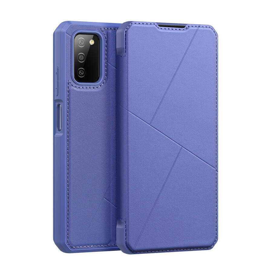 DUX DUCIS Skin X kabura etui pokrowiec z klapką Samsung Galaxy A03s niebieski