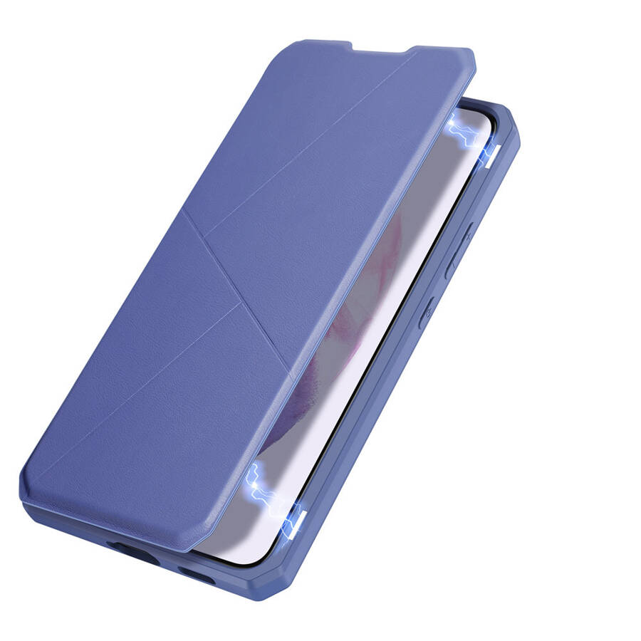 DUX DUCIS Skin X kabura etui pokrowiec z klapką Samsung Galaxy S22 niebieski