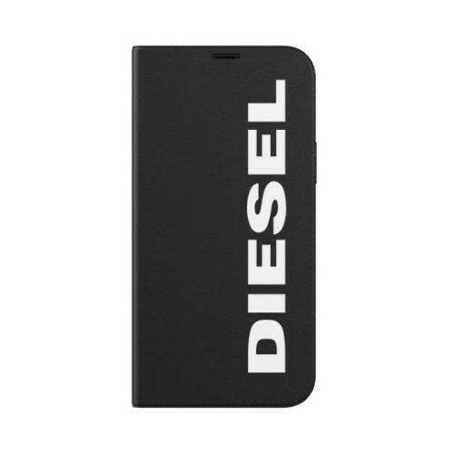 Diesel Booklet Case Core iPhone 12/12 Pro czarno-biały/black-white 42486