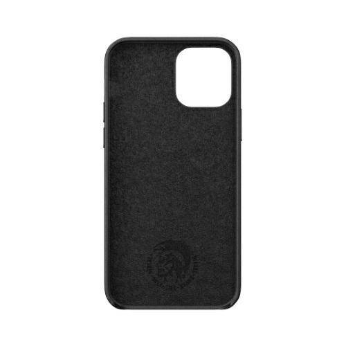 Diesel Moulded Case Premium Leather Wrap iPhone 12 Pro Max czarny/black 42517