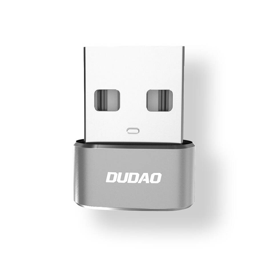 Dudao adapter przejściówka ze złącza USB Type-C na USB czarny (L16AC black)
