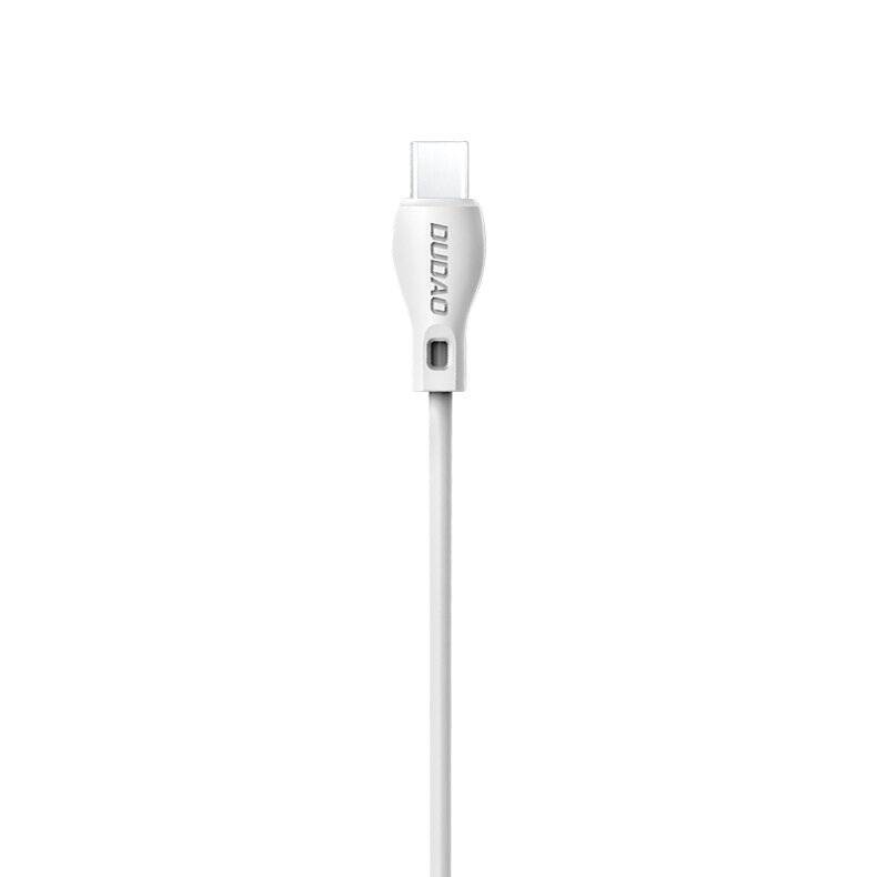 Dudao przewód kabel USB Typ C 2.1A 1m biały (L4T 1m white)