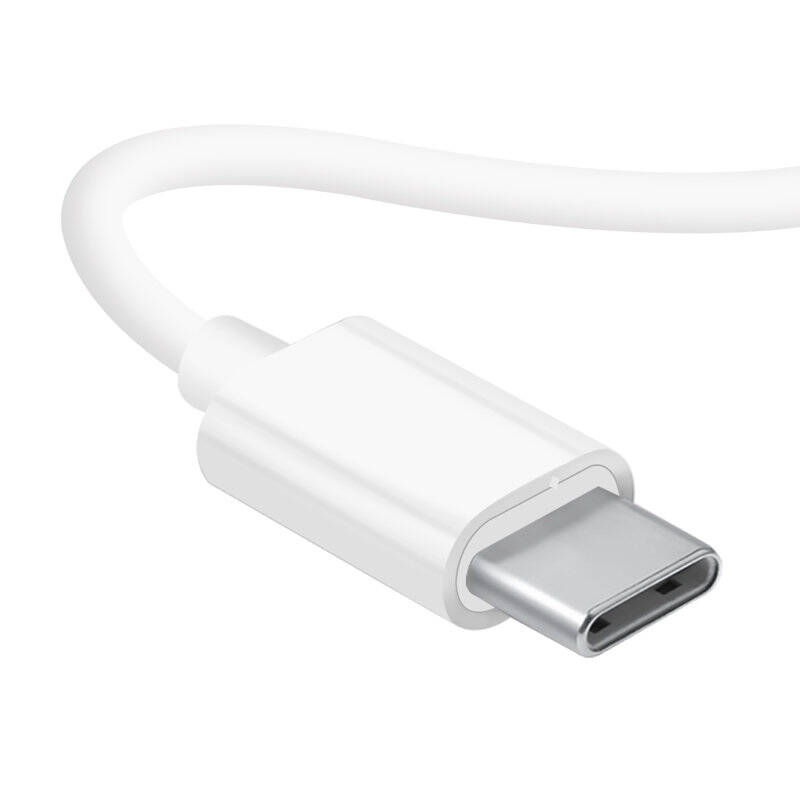 Dudao słuchawki douszne ze złączem USB Typu C biały (X3C)