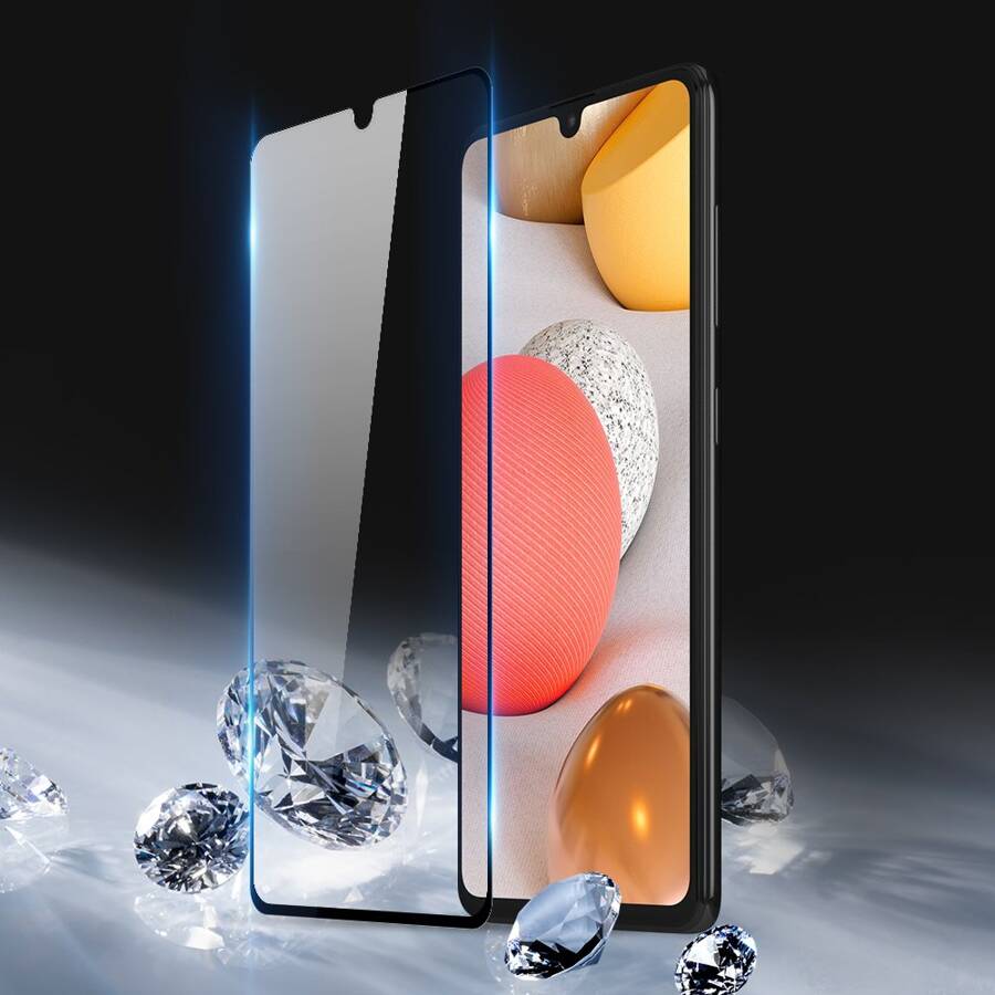 Dux Ducis 9D Tempered Glass wytrzymałe szkło hartowane 9H na cały ekran z ramką Samsung Galaxy A42 5G czarny (case friendly)