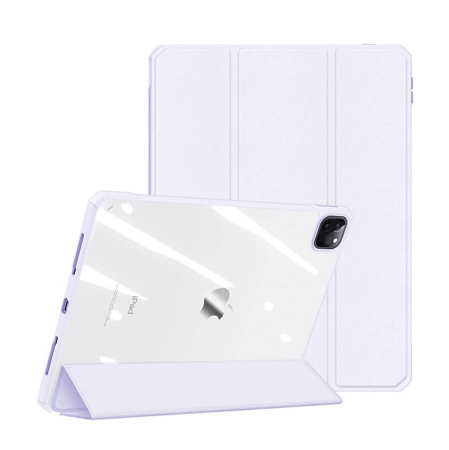 Dux Ducis Copa etui do iPad Pro 11'' 2020 / iPad Pro 11'' 2018 / iPad Pro 11'' 2021 pokrowiec smart cover z podstawką fioletowy