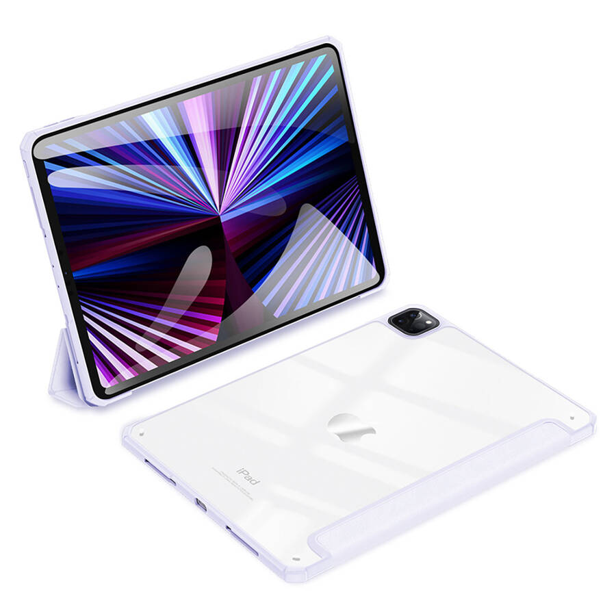 Dux Ducis Copa etui do iPad Pro 11'' 2020 / iPad Pro 11'' 2018 / iPad Pro 11'' 2021 pokrowiec smart cover z podstawką fioletowy