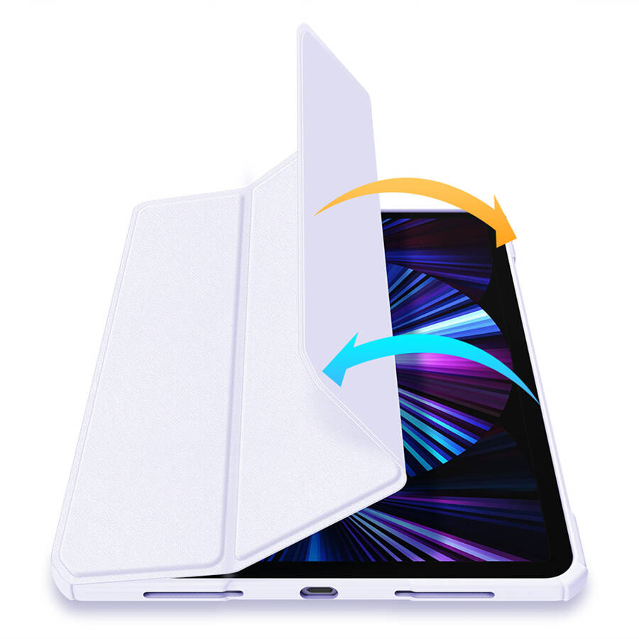 Dux Ducis Copa etui do iPad Pro 11'' 2020 / iPad Pro 11'' 2018 / iPad Pro 11'' 2021 pokrowiec smart cover z podstawką fioletowy