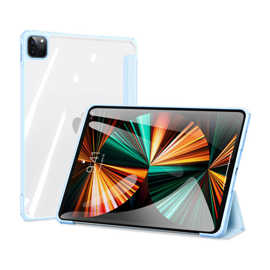 Dux Ducis Copa etui do iPad Pro 12.9'' 2021 / 2020 / 2018 pokrowiec smart cover z podstawką niebieski