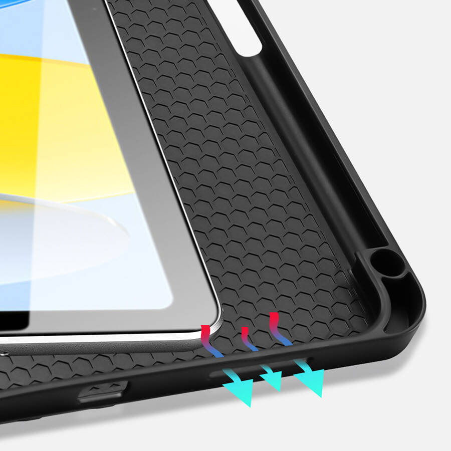 Dux Ducis Domo etui iPad 10.9'' 2022 (10 gen.) pokrowiec z miejscem na rysik Apple Pencil smart cover podstawka niebieskie
